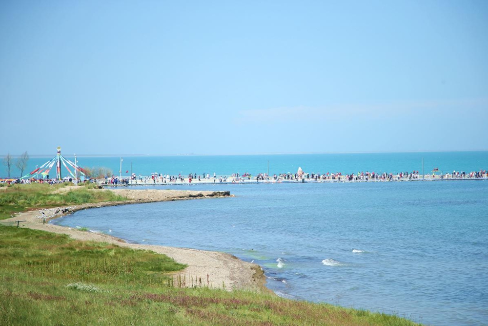 水碧天藍，青海湖秋光正好